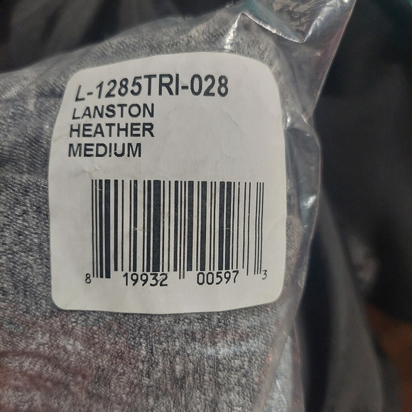 Nwt Lanston Drape Tee Dress size medium Heather gray - Picture 10 of 10